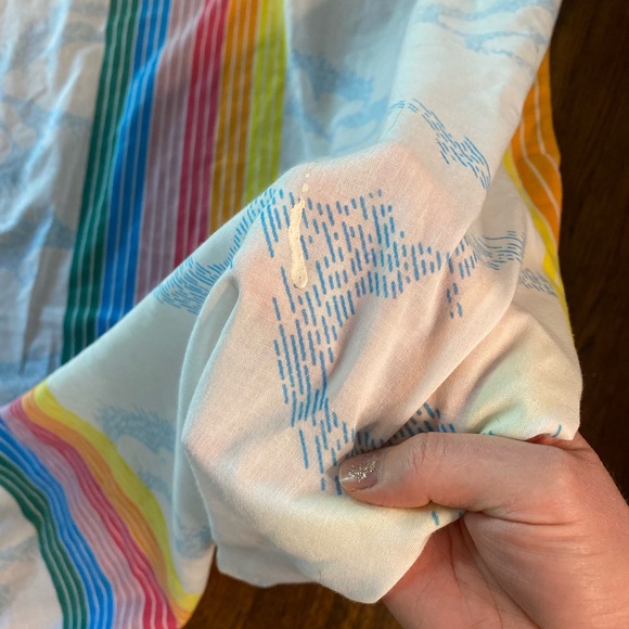 🌈Vintage pacific rainbow flat sheet🌈 - Picture 3 of 7